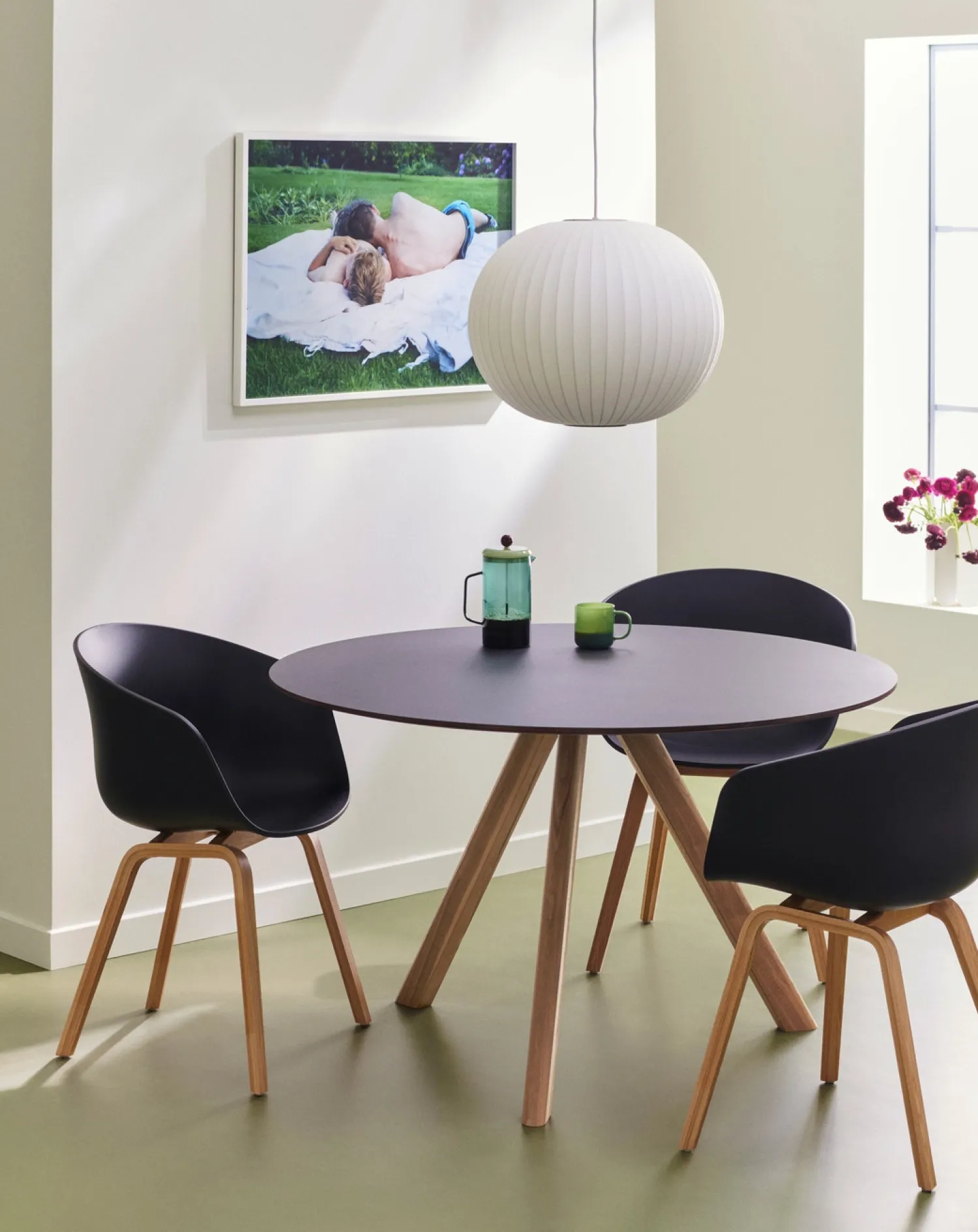 - Nelson Ball Bubble pendant (medium Ø48,50 cm) - off white^Hay Hot