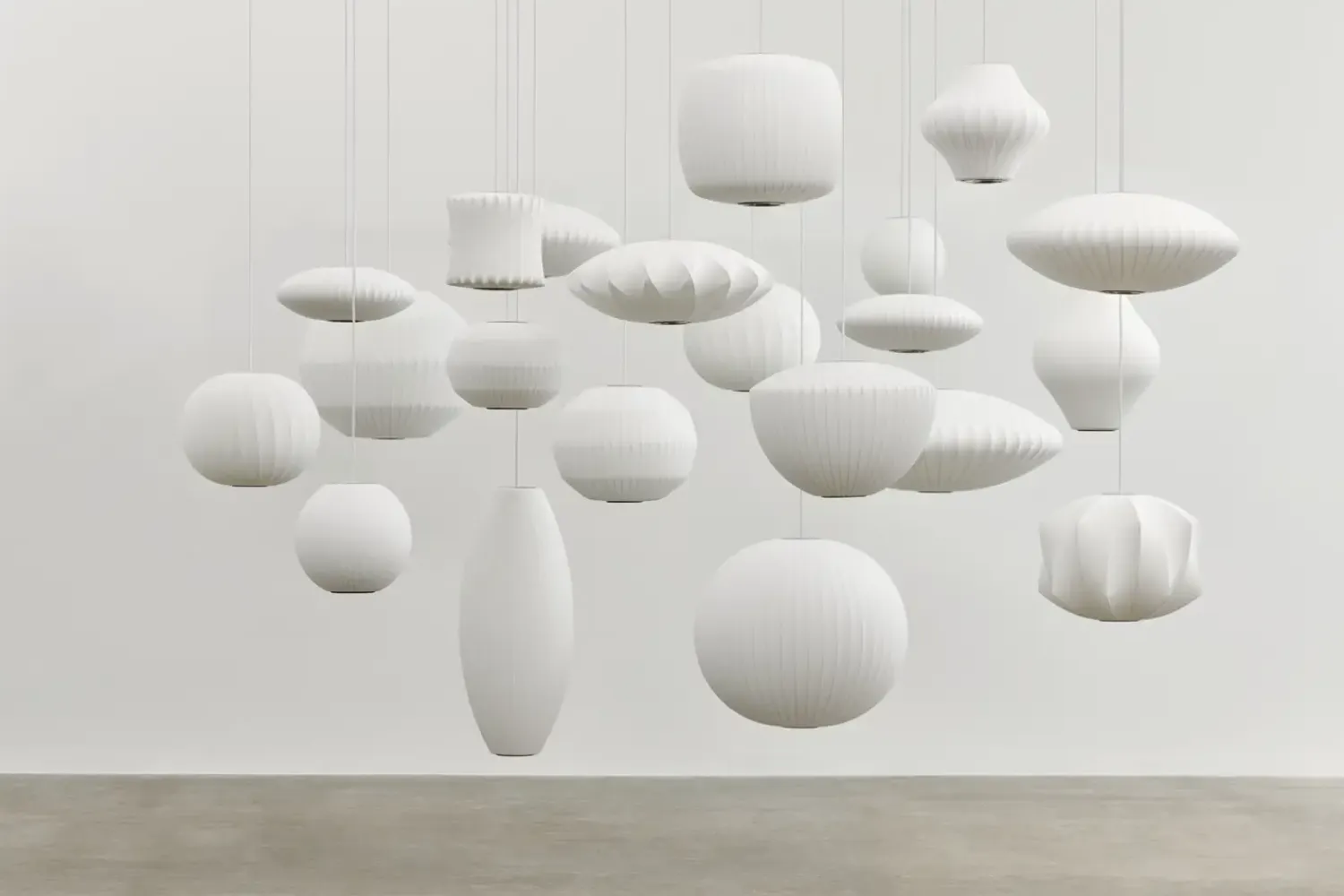 - Nelson Cigar Bubble pendant - Medium - off white*Hay Sale