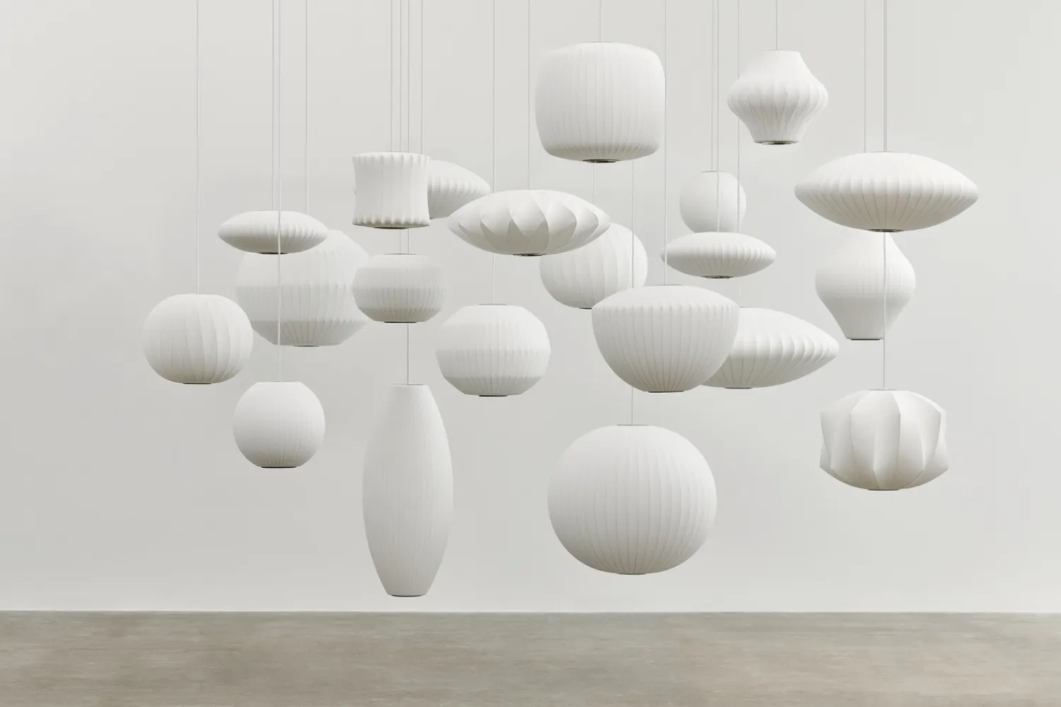 - NELSON Pear Crisscross Bubble Pendant - Small - Off white*Hay Outlet