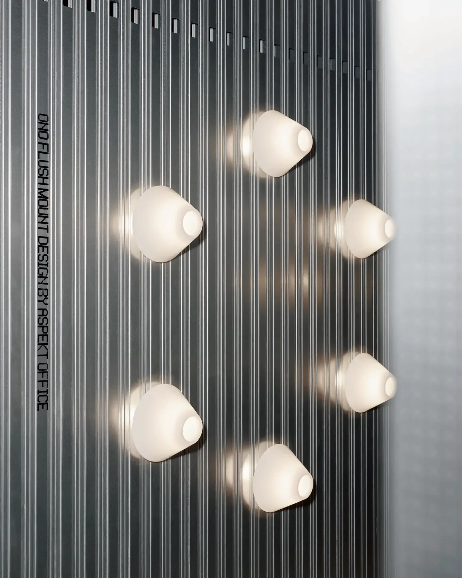 - Ono Flush Mount Lamp-350 - White Opal*Hay Hot