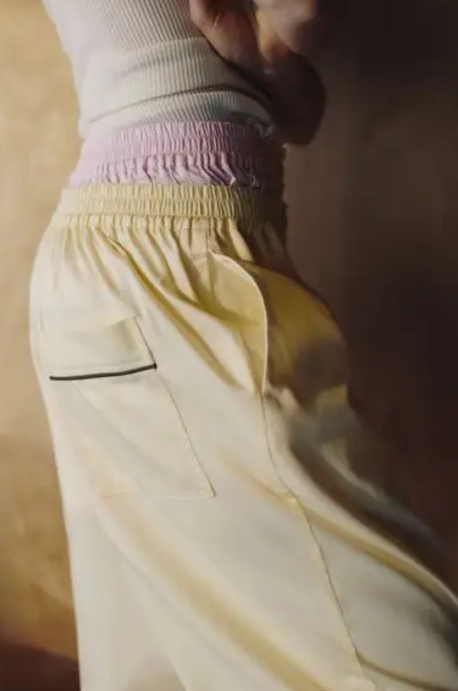 - Outline Pyjama - Bukser - Str. M/L - Soft Yellow^Hay Best