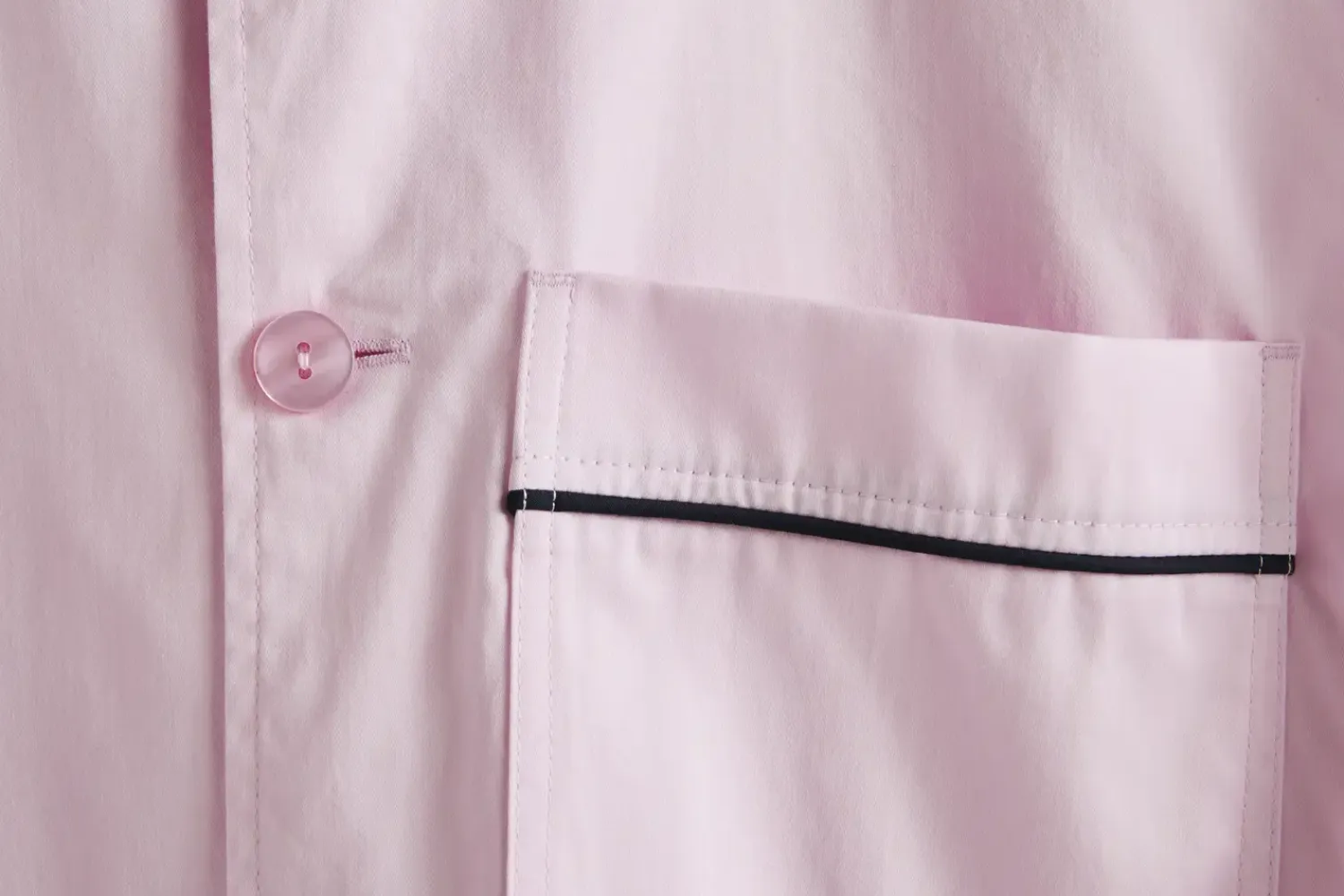 - Outline Pyjama - Kortærmet Skjorte - M/L - Soft Pink^Hay Best