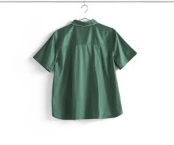 - Outline Pyjama - Kortærmet Shirt - M/L - Emerald Green*Hay Best