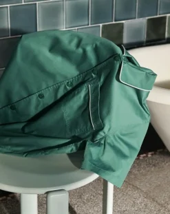 - Outline Pyjama - Kortærmet Shirt - M/L - Emerald Green*Hay Best