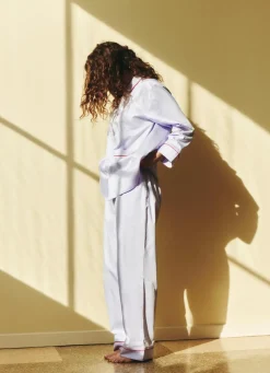 - Outline Pyjama - Langærmet Shirt - XS/S - Lavendel^Hay Sale