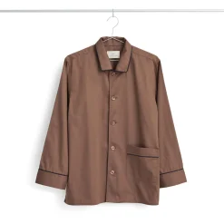 - Outline Pyjama - Langærmet Shirt - XS/S - Milk Chocolate*Hay