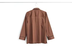 - Outline Pyjama - Langærmet Shirt - XS/S - Milk Chocolate*Hay