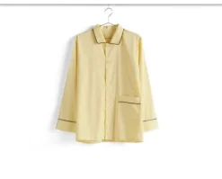 - Outline Pyjama - Langærmet Shirt - S/M - Soft Yellow*Hay Outlet
