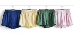 - Outline Pyjama - Shorts - M/L - Emerald Green*Hay