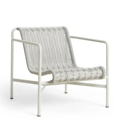 - Palissade Cord Lounge Chair Low - Sky grey^Hay Hot