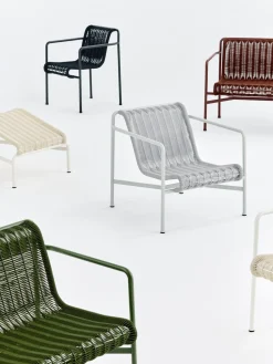 - Palissade Cord Lounge Chair Low - Olive*Hay Sale