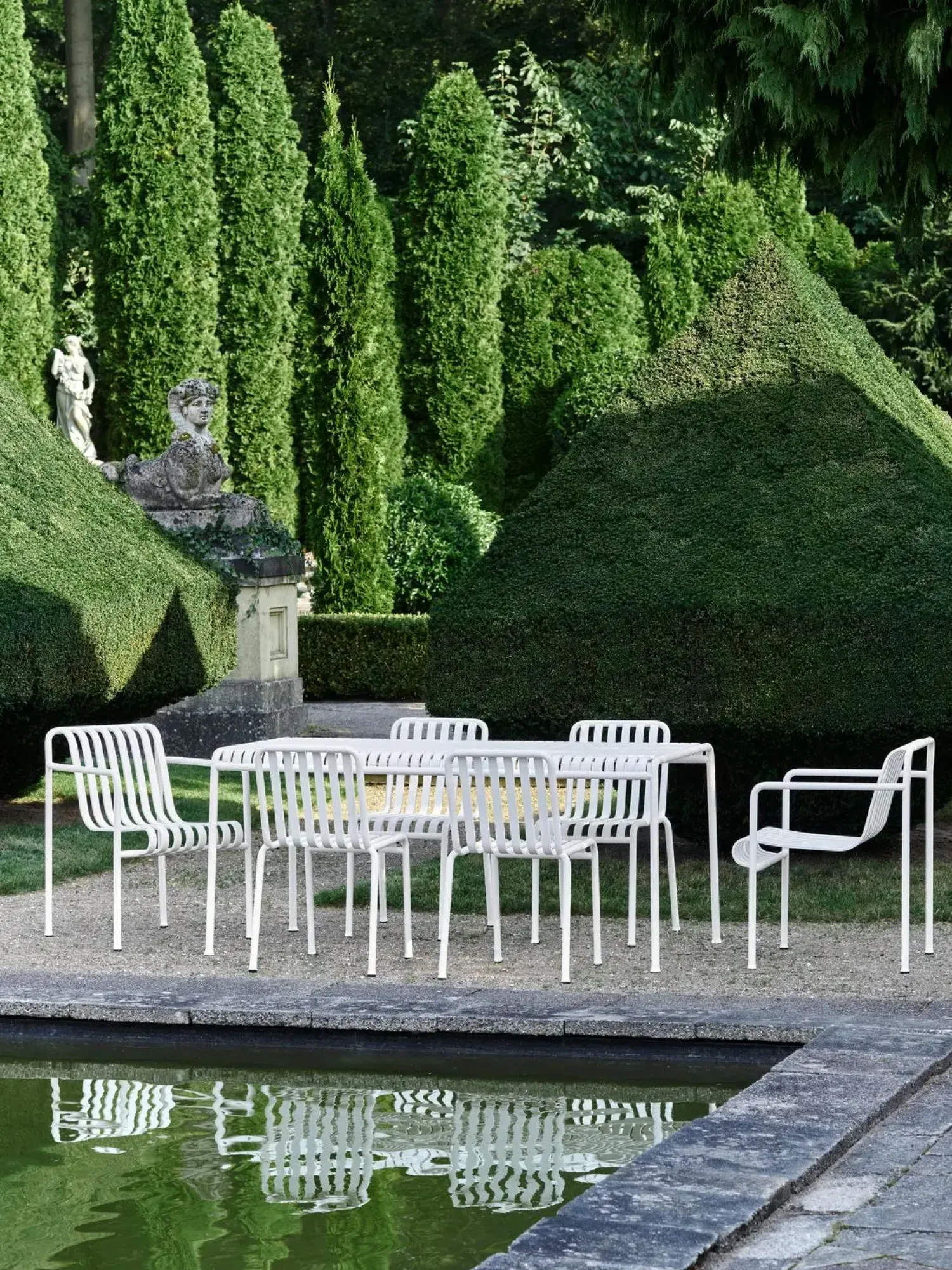 - Palissade Dining Armchair - Cream white - Hvid^Hay Hot