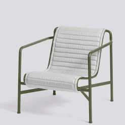 - Palissade hynde Loungestol lav - lysegrå - sky grey - quilted*Hay New