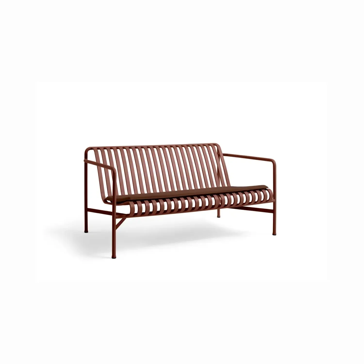 - Palissade hynde Lounge Sofa - Rød - Iron red - Flad^Hay Sale