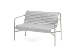 - Palissade hynde til dining bench - Sky Grey, lysegrå, PALISSADE DINING BENCH QUILTED CUSHION*Hay New
