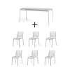 Hay - Palissade sæt - bord + 6 stole - Galvaniseret - 6 chair^ Discount