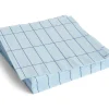 - Pattern Napkins - Light blue and blue grid - Dinner^Hay New
