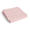 - Pattern Napkins - Light pink and red grid - Dinner^Hay New