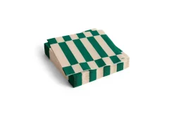 - Pattern Napkins - Off-white and green - Cocktail^Hay Sale