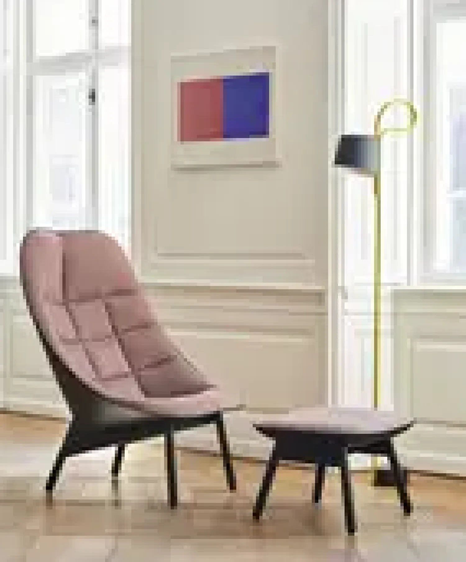 Hay - Puf - Uchiwa - Ottoman - Sort / Brun^ New