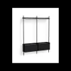 - Reol - Pier System 1002 - 2 kolonner - Sort - 162 X 34 X 209 cm*Hay Sale