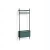 - Reol - Pier System 1061 - 1 kolonne - Blå/Sort - 82 X 34 X 209 cm^Hay Clearance