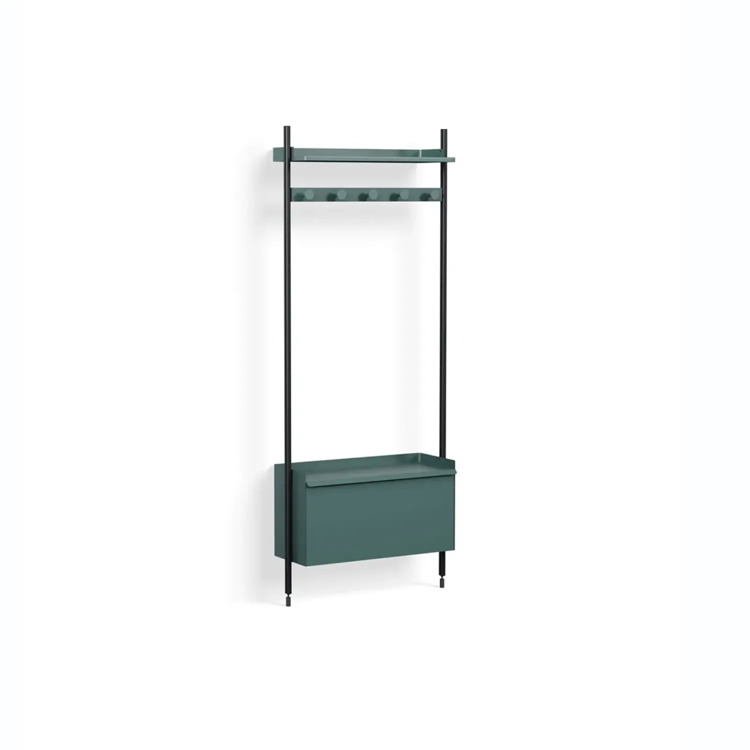 - Reol - Pier System 1061 - 1 kolonne - Blå/Sort - 82 X 34 X 209 cm^Hay Clearance
