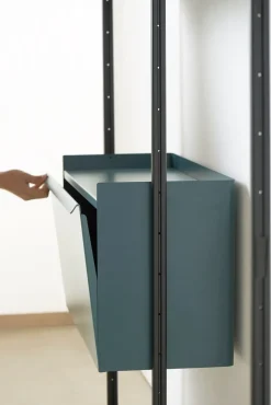 - Reol - Pier System 1001 - 1 kolonne - Blå/Sort - 82 X 34 X 209 cm^Hay Hot