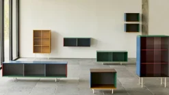 - Reol til Gulv - Colour Cabinet - Multi - Large, B180 X D39 X H51 cm*Hay New