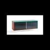 - Reol til Væg med Glaslåger - Colour Cabinet - Multi - Medium^Hay New