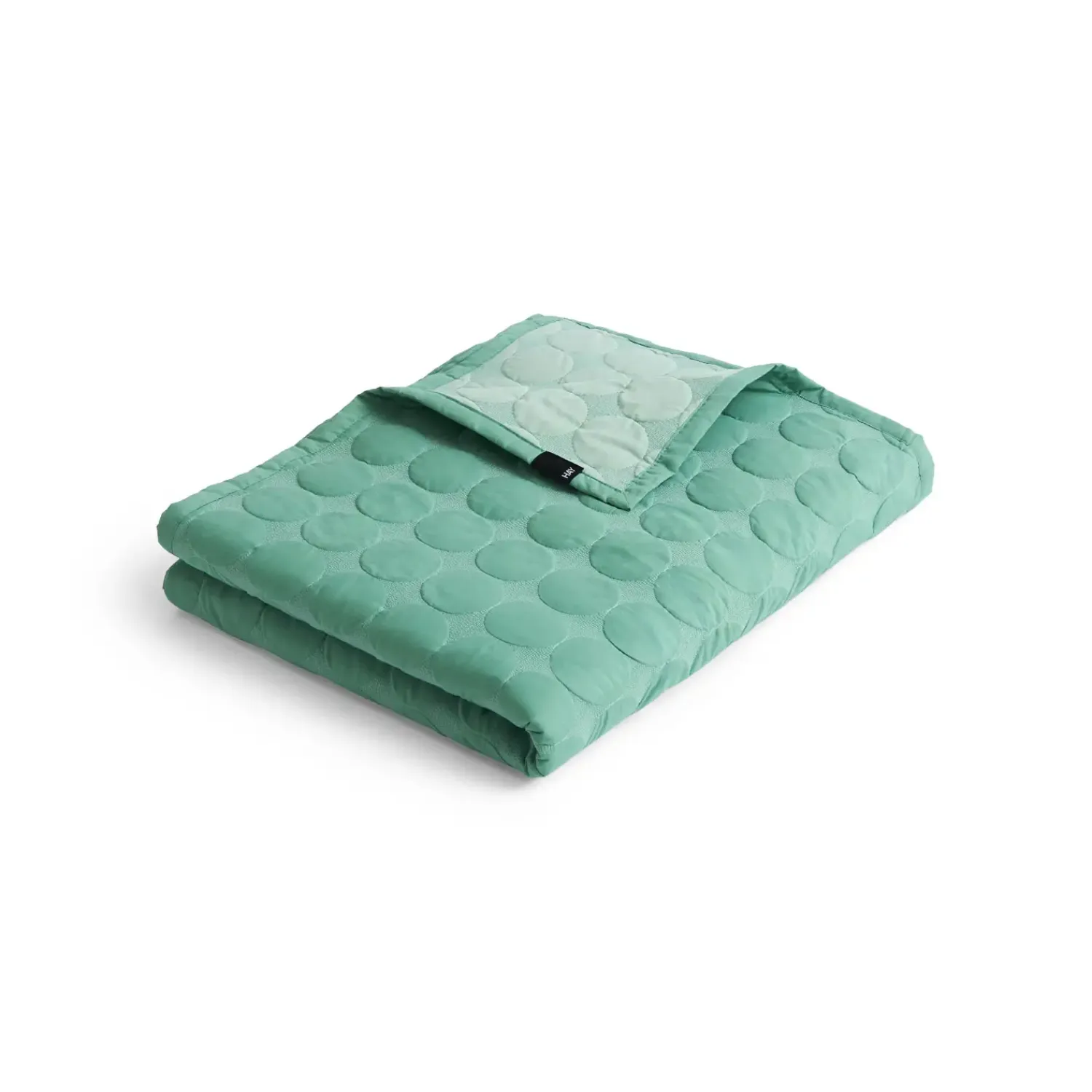 - Sengetæppe - Mega Dot - Organic - Sea Green - 235x245^Hay Hot