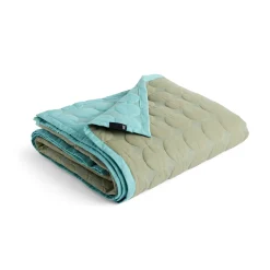 - sengetæppe - Mega Dot - grøn - Olive Green - 235x245 cm*Hay