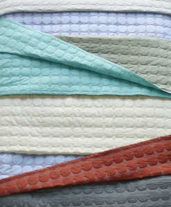 - sengetæppe - Mega Dot - grøn - Olive Green - 235x245 cm*Hay