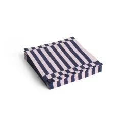 - Servietter - Lunch - 20 stk. 33x33 cm - Lyserød/Mørkeblå Striber*Hay Discount