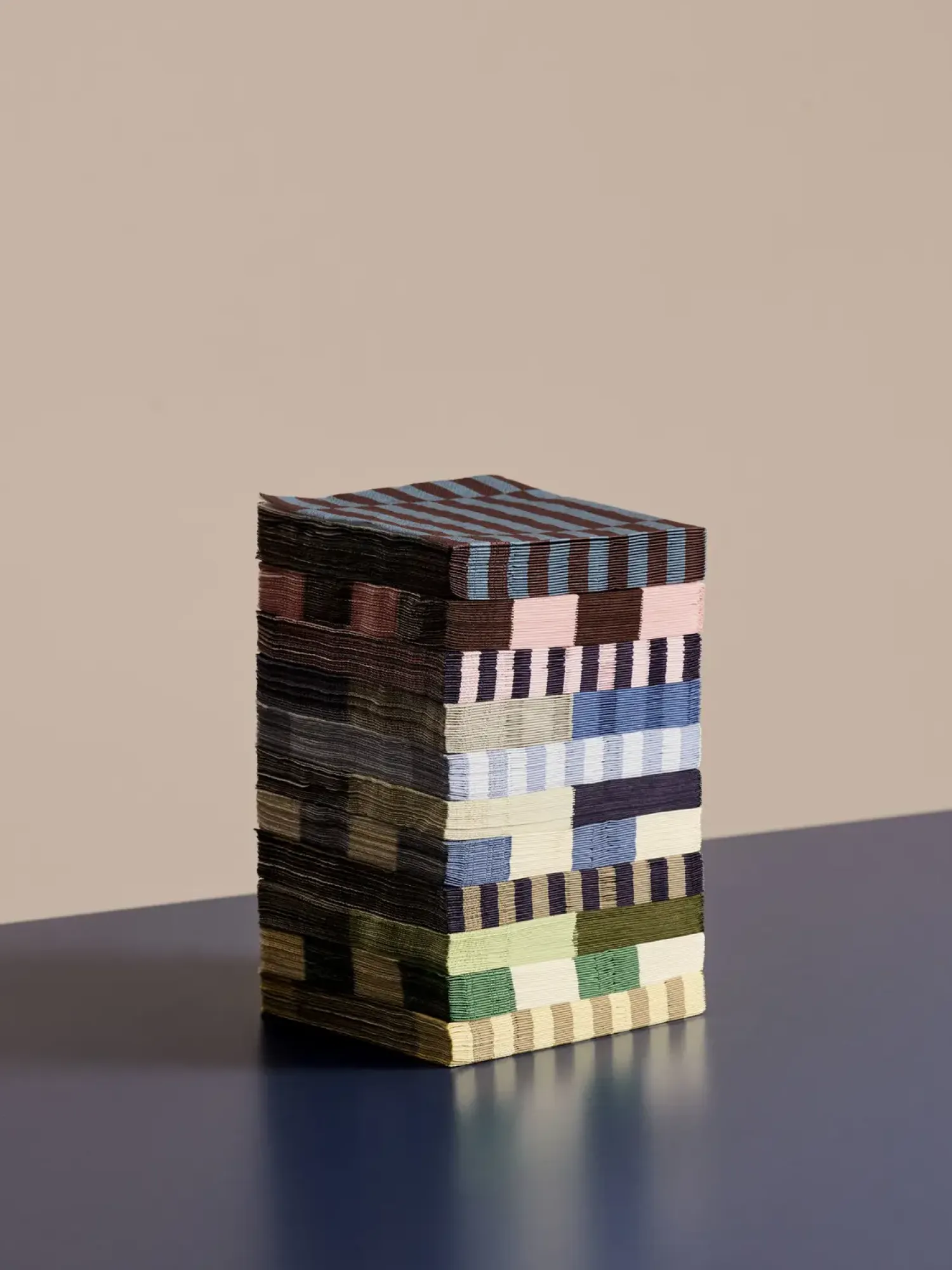 - Servietter - Lunch - 20 stk. 33x33 cm - Off White/blå Tern*Hay Outlet