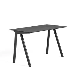 - Skrivebord - CPH90 - Bordplade og Ben i Sort Vandbaseret Lakeret Eg^Hay Online