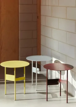 - Sofabord - Shim Coffee Table - Grå / Silver Grey - Ø45 cm*Hay