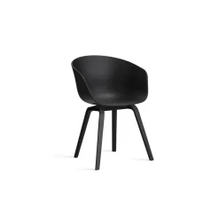 - Spisebordsstol - AAC 22 - About a Chair - Black - sort skal og sorte ben*Hay New