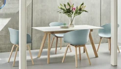 - Spisebordsstol - AAC 22 - About a Chair - Black - sort skal og sorte ben*Hay New