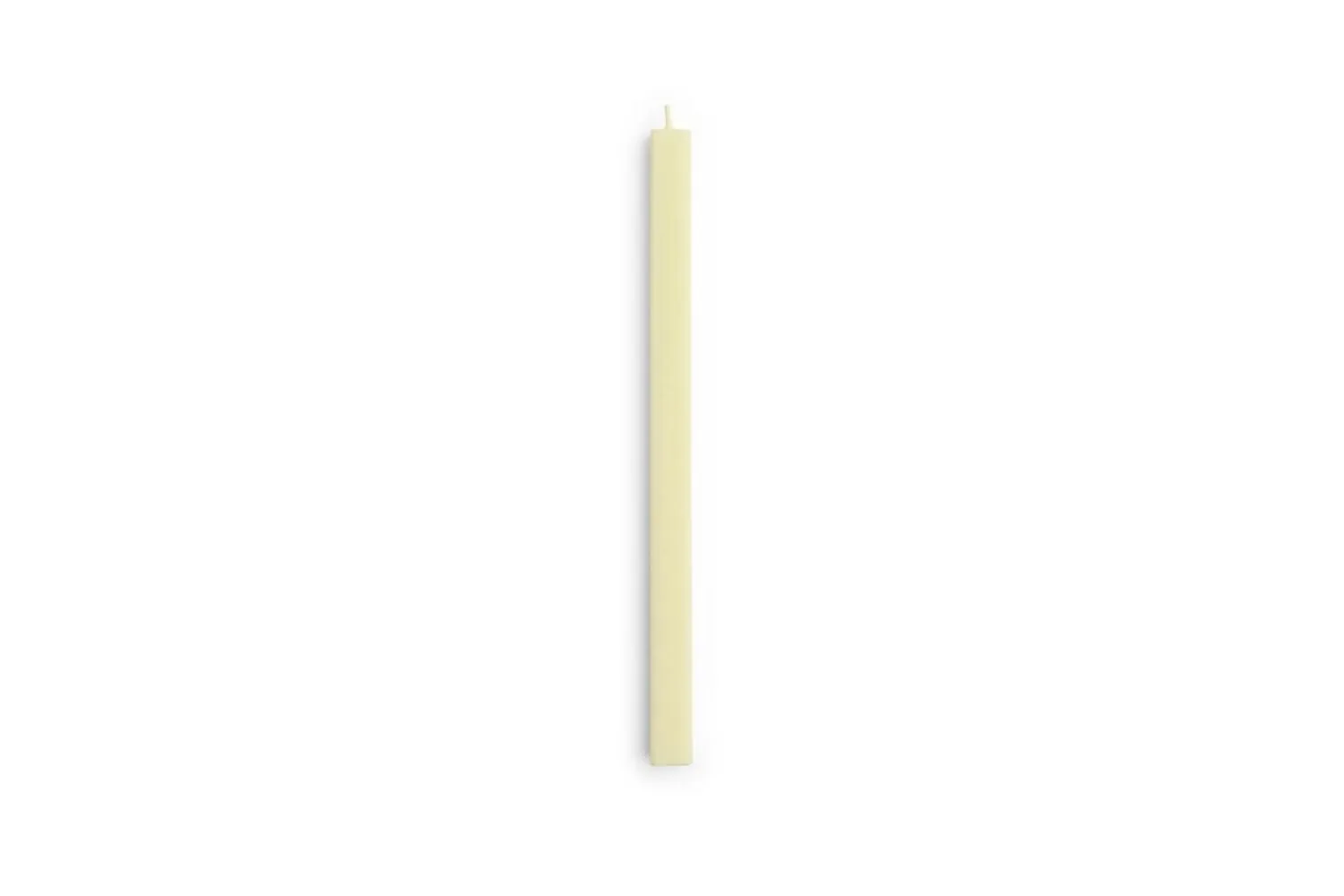 - Square Candle - Lime white^Hay Clearance