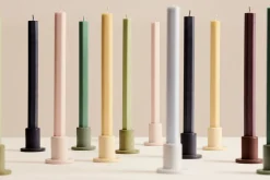 - Square Candle - Raspberry^Hay Sale