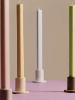 - Stearinlys - Square - Sæt med 4 stk. - Fresh*Hay Hot