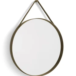 - "Strap Mirror" Spejl Ø70 cm - Brun*Hay New