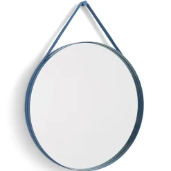 - "Strap Mirror" Spejl Ø70 cm - Blå^Hay Online