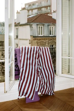 - Été Bed Linen - Dynebetræk - bordeaux og sky blue (140 x 200 cm)*Hay Best