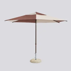 - Terrazza Parasol - Hexagon - Hvid/burgundy*Hay Online