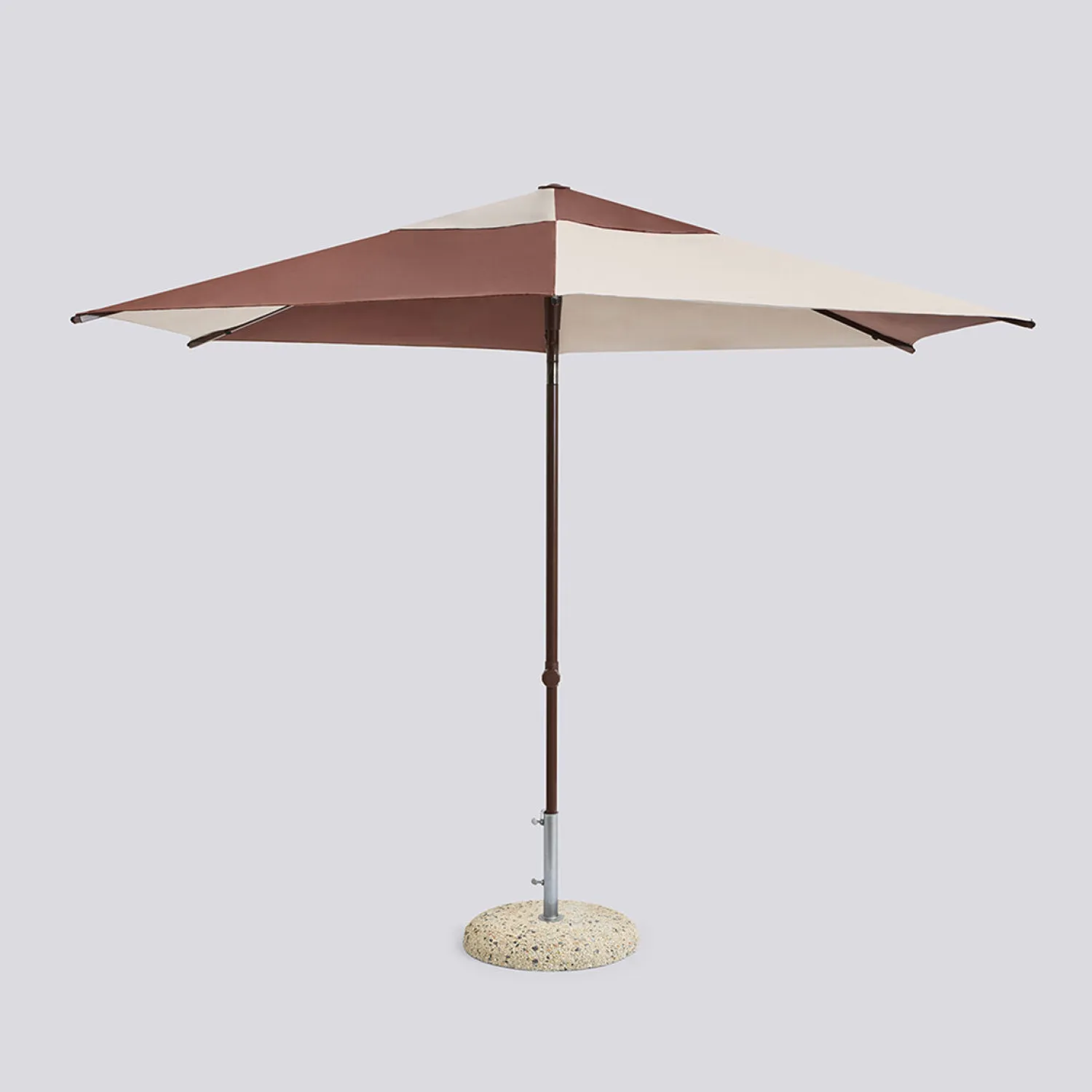 - Terrazza Parasol - Hexagon - Hvid/burgundy*Hay Online