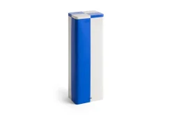 - Tin Container - Blue and off-white^Hay Clearance