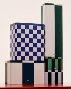 - Tin Container - Medium - Black/Off-white^Hay Discount