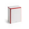 - Tin Container - Off-white and red^Hay New